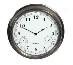 Horloge d'Extérieur 3 en 1 – 40,6cm